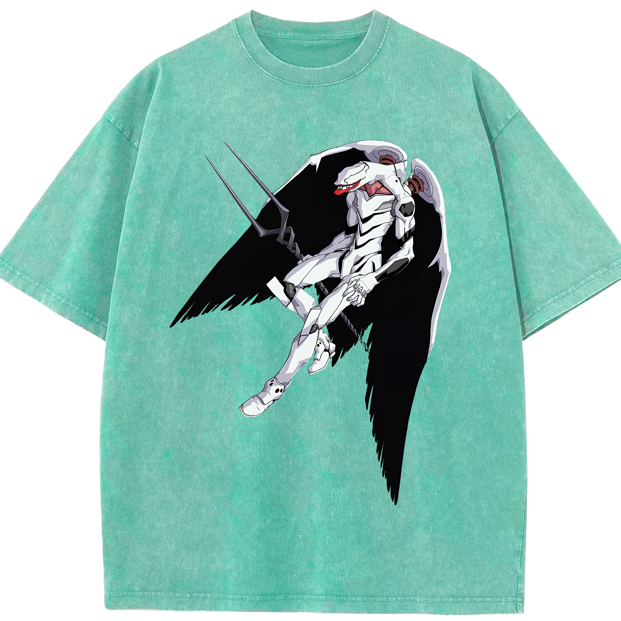 （画像用） EVA 新世紀エヴァンゲリオン 綿100% ヴィンテージ風 半袖Tシャツ（フロントプリント）